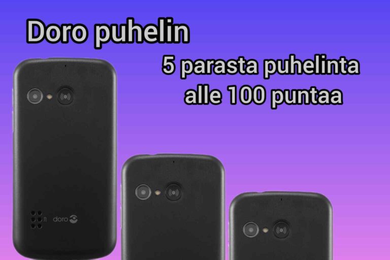 5 parasta puhelinta alle 100 puntaa