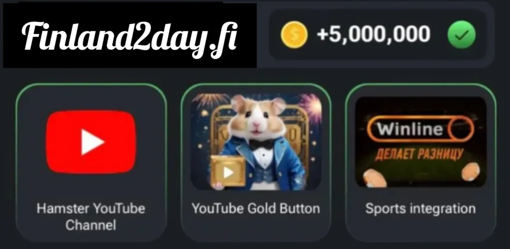 Hamster kombat daily Combo cards 